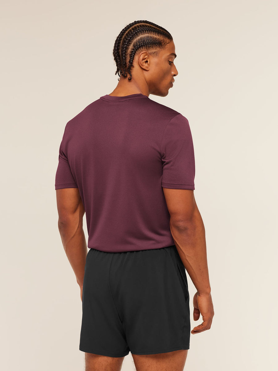 Gymshark Arrival T-Shirt — Impact Burgundy — 2