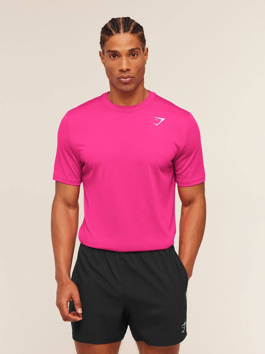 Gymshark Arrival T-Shirt — Super-Set Pink — 1