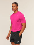 Gymshark Arrival T-Shirt — Super-Set Pink — 3