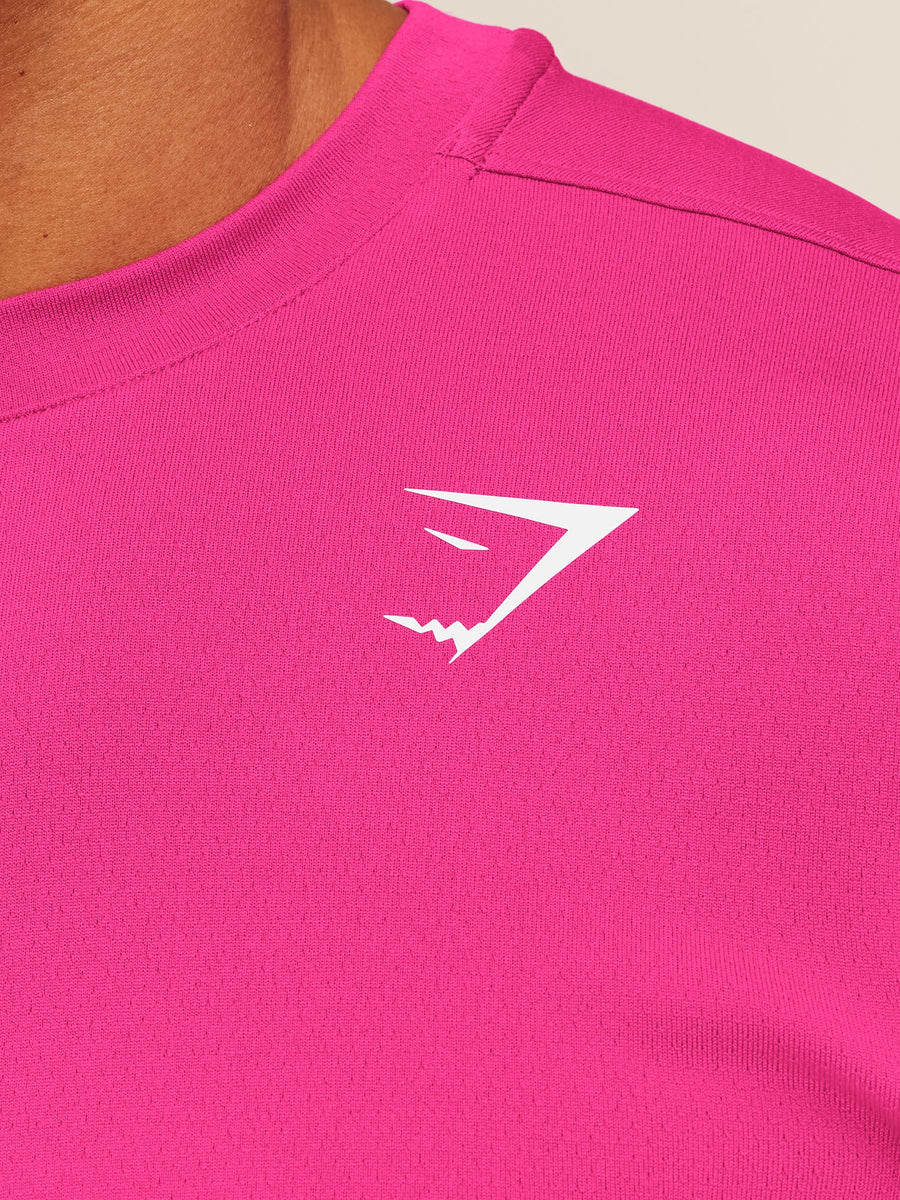 Gymshark Arrival T-Shirt — Super-Set Pink — 6