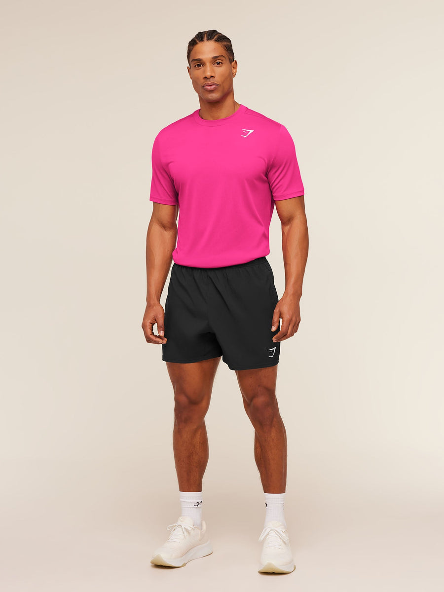 Gymshark Arrival T-Shirt — Super-Set Pink — 4