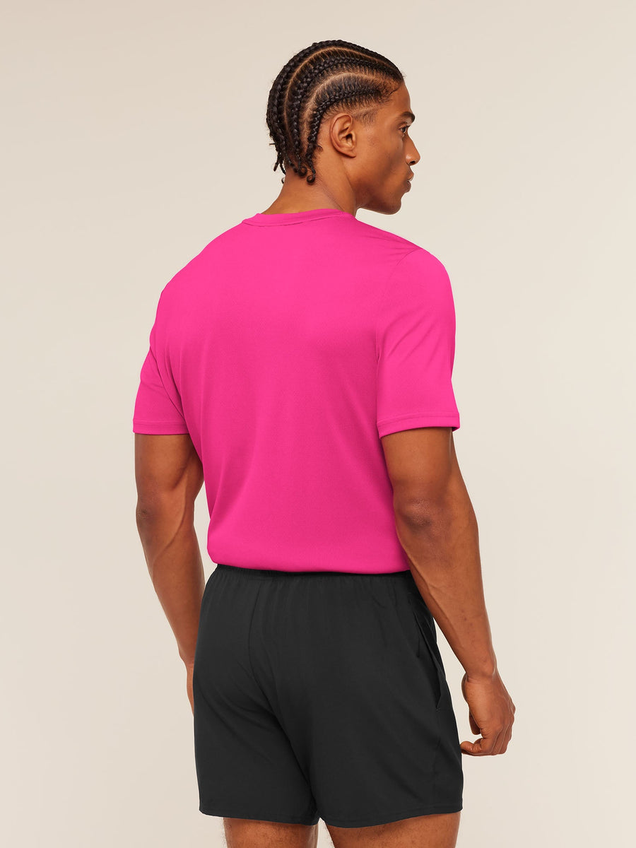 Gymshark Arrival T-Shirt — Super-Set Pink — 2