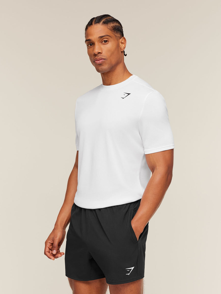 Gymshark Arrival T-Shirt — White — 3