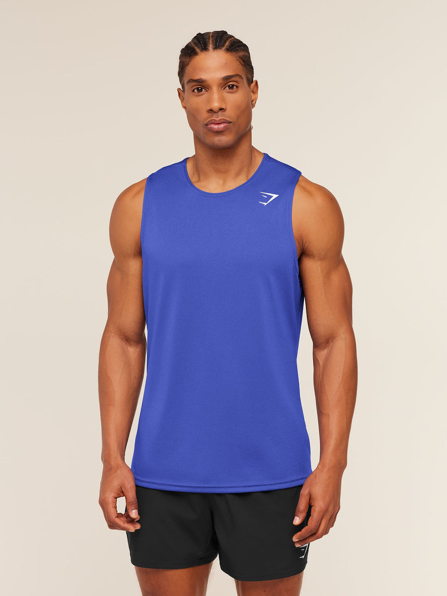 Gymshark Arrival Tank — Force Blue — 1