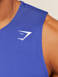 Gymshark Arrival Tank — Force Blue — 6