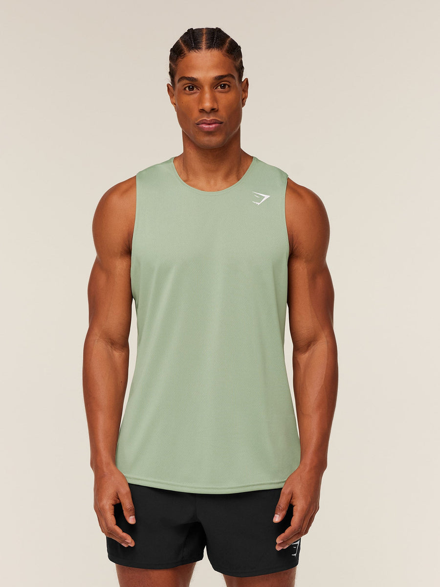 Gymshark Arrival Tank — GS Haze Green — 6