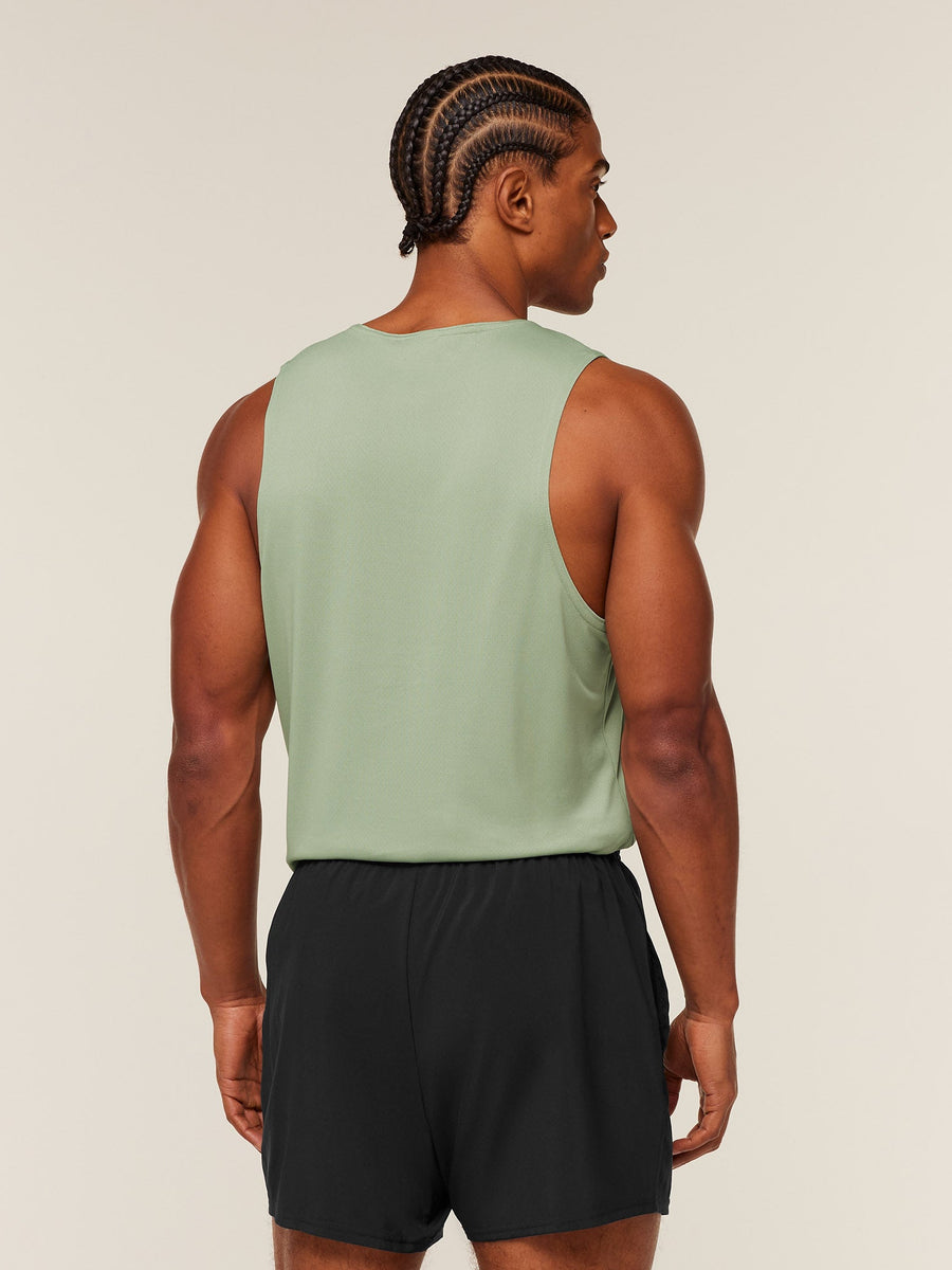 Gymshark Arrival Tank — GS Haze Green — 2
