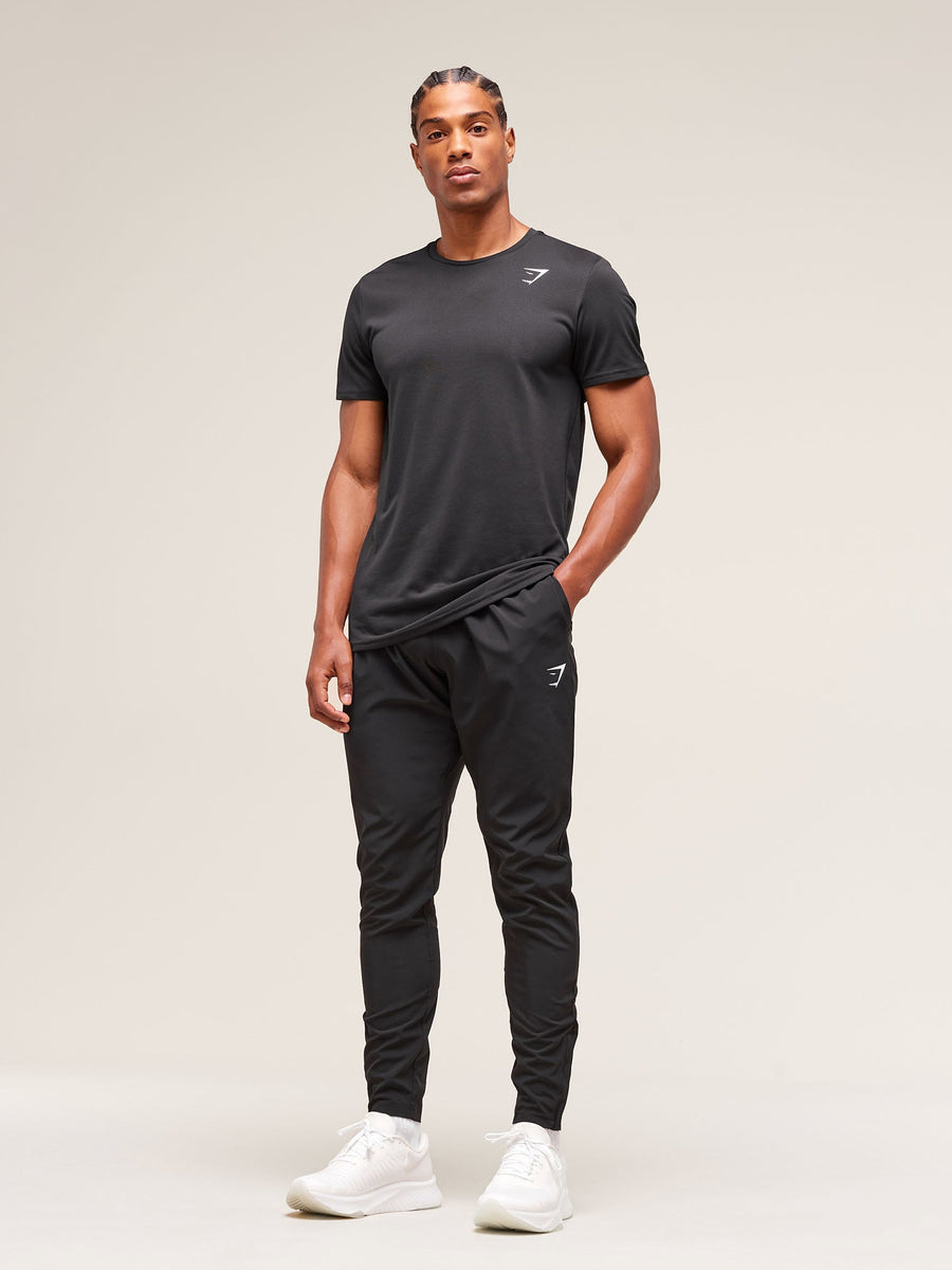 Gymshark Arrival Woven Tall Joggers — Black — 3