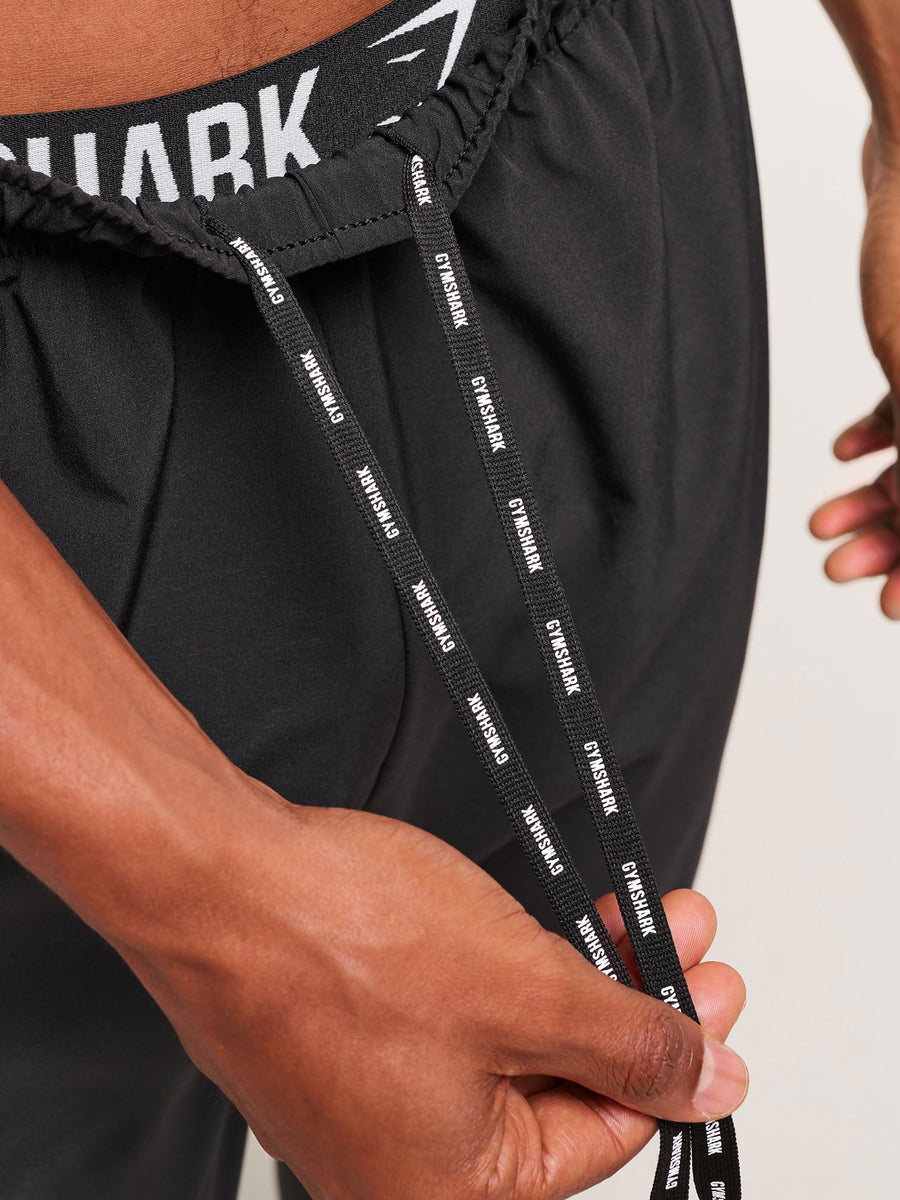 Gymshark Arrival Woven Tall Joggers — Black — 5