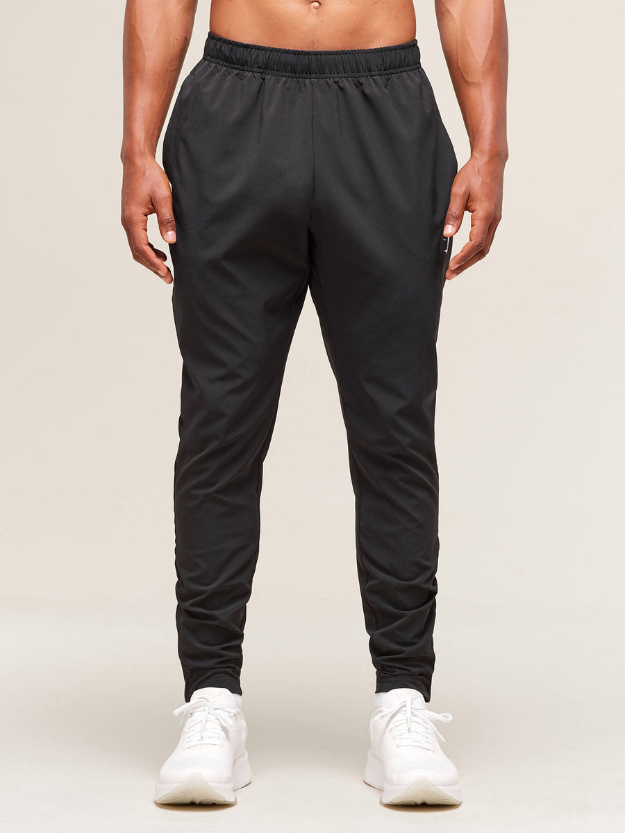 Gymshark Arrival Woven Tall Joggers — Black — 1