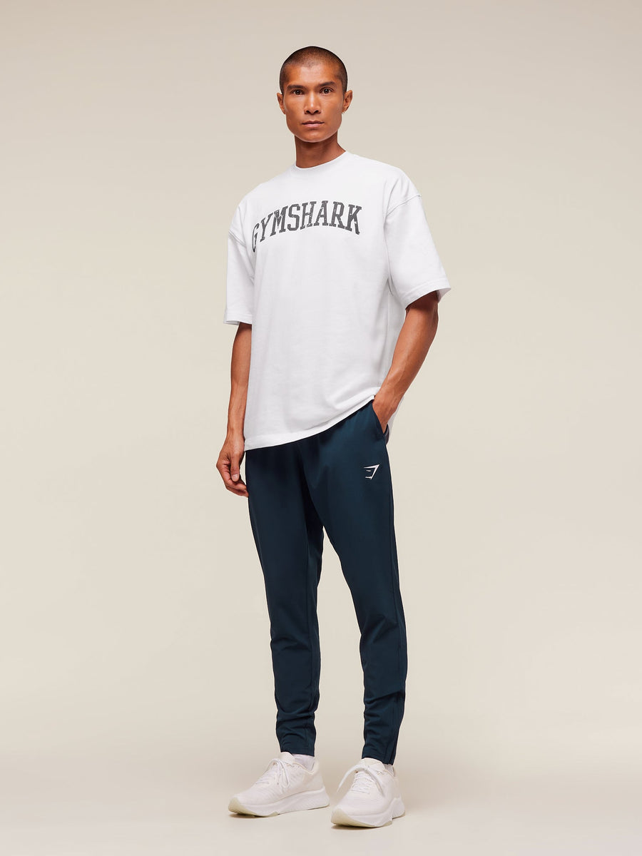 Gymshark Arrival Woven Tall Joggers — Navy — 7