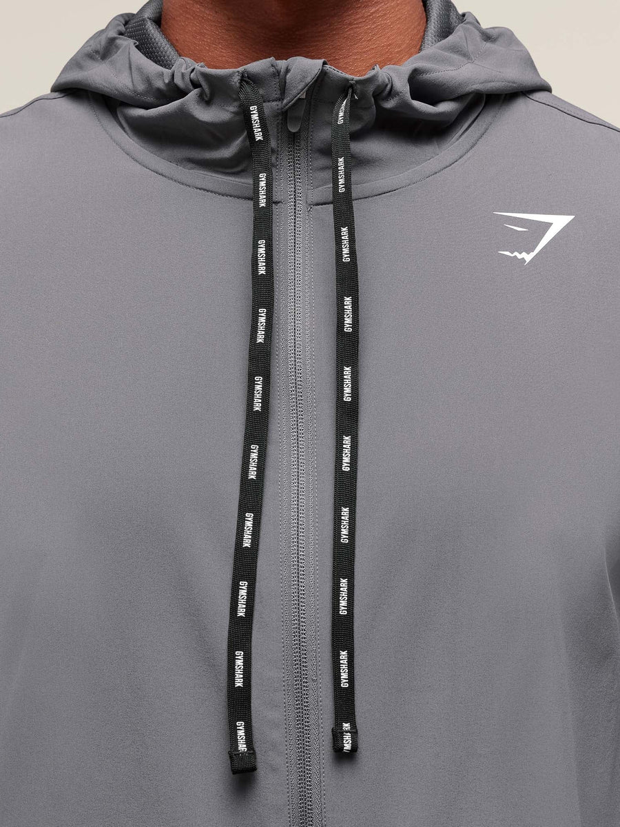 Gymshark Arrival Track Jacket — Silhouette Grey — 4