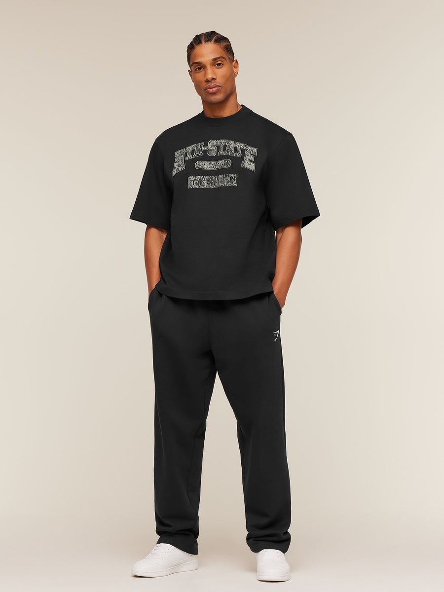 Gymshark Ath-State Graphic T-Shirt — Black — 4