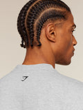 Gymshark Ath-State Graphic T-Shirt — Light Grey Core Marl — 6