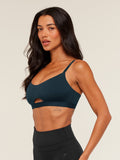 Gymshark Balcony Peekaboo Sports Bra — Deep Petrol Blue — 3