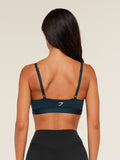Gymshark Balcony Peekaboo Sports Bra — Deep Petrol Blue — 2