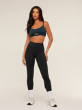 Gymshark Balcony Peekaboo Sports Bra — Deep Petrol Blue — 4