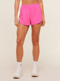 Gymshark Relay High Leg Shorts — Electric Pink — 1
