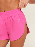 Gymshark Relay High Leg Shorts — Electric Pink — 8