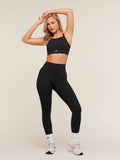 Gymshark Compression Sports Bra — GS Black — 6