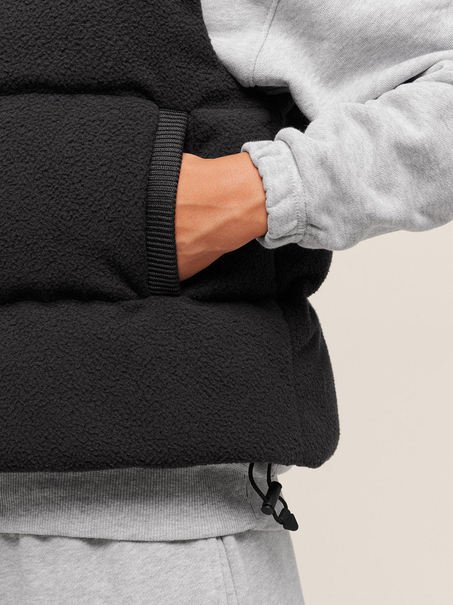 Gymshark Borg Puffer Vest — Black — 8