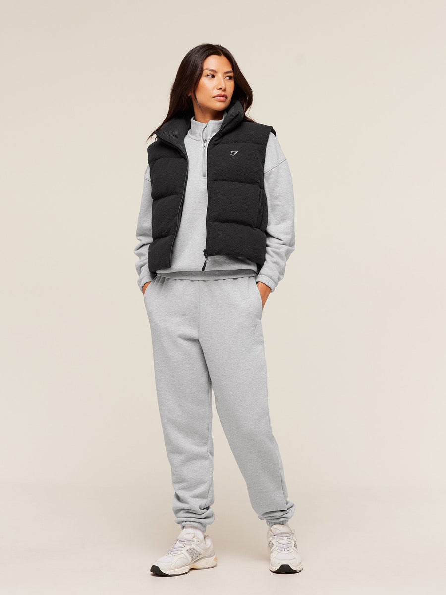 Gymshark Borg Puffer Vest — Black — 4