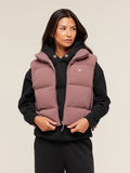 Gymshark Borg Puffer Vest — Chestnut Pink — 1