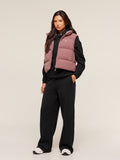 Gymshark Borg Puffer Vest — Chestnut Pink — 4