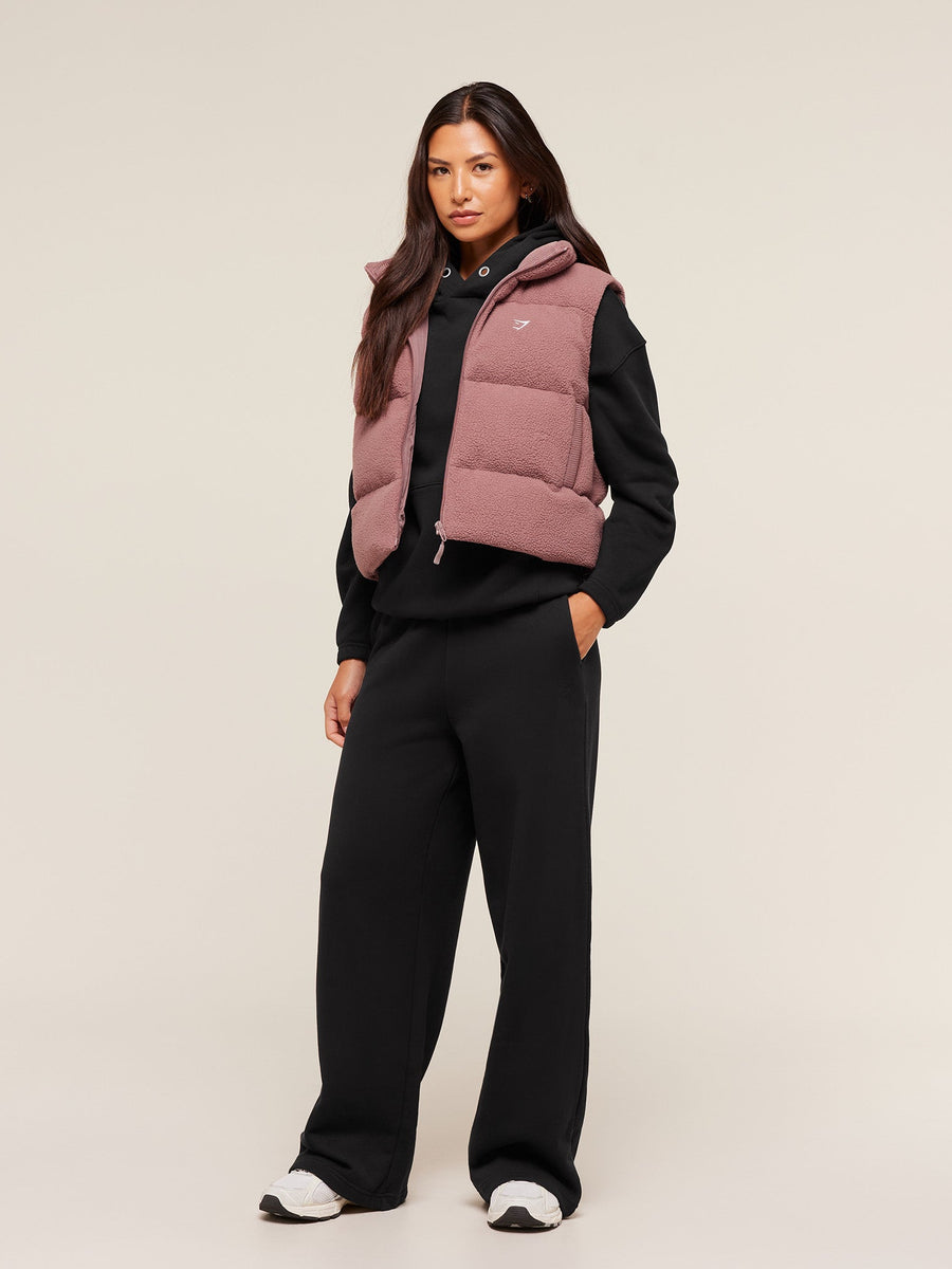 Gymshark Borg Puffer Vest — Chestnut Pink — 4