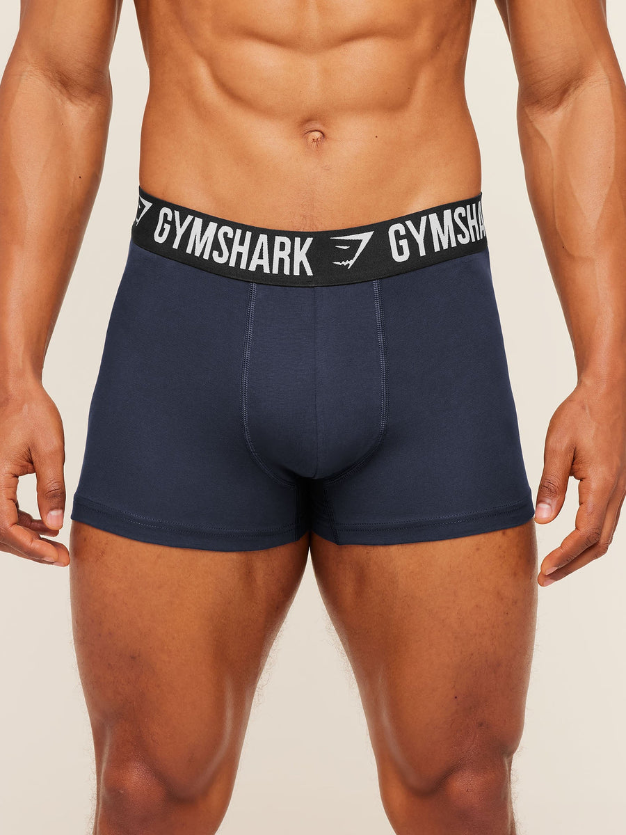 Gymshark Boxer Brief 3PK — Heavy Blue/Unit Green/Chalk Green — 2