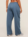 Gymshark Cosy Luxe Straight Leg Regular Joggers — Bros Compound Blue Marl — 3