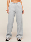 Gymshark Cosy Luxe Straight Leg Regular Joggers — Soft Grey Marl — 1