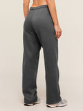 Gymshark Cosy Luxe Straight Leg Regular Joggers — Grey — 3