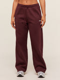 Gymshark Cosy Luxe Straight Leg Regular Joggers — Rich Maroon — 1