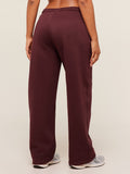Gymshark Cosy Luxe Straight Leg Regular Joggers — Rich Maroon — 3