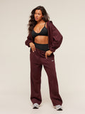 Gymshark Cosy Luxe Straight Leg Regular Joggers — Rich Maroon — 4