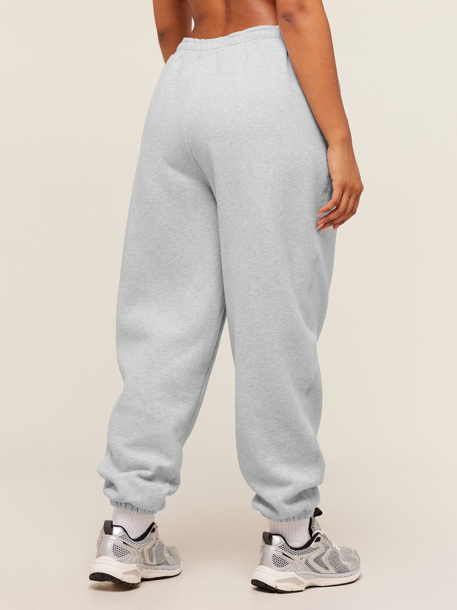 Gymshark Cosy Luxe Cuffed Joggers — Soft Grey Marl — 3