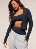 Gymshark Cosy Luxe Cuffed Joggers — Soft Grey Marl — 5