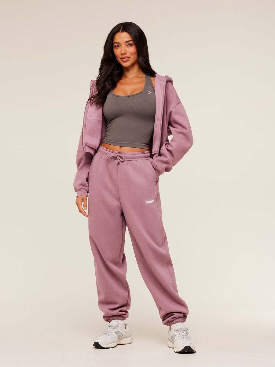 Gymshark Cosy Luxe Cuffed Joggers — Calm Pink — 4