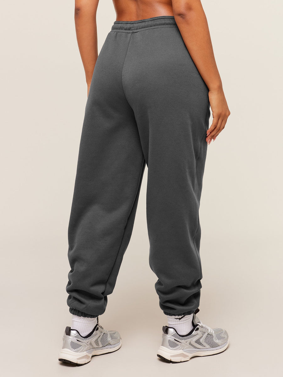 Gymshark Cosy Luxe Cuffed Joggers — Grey — 3