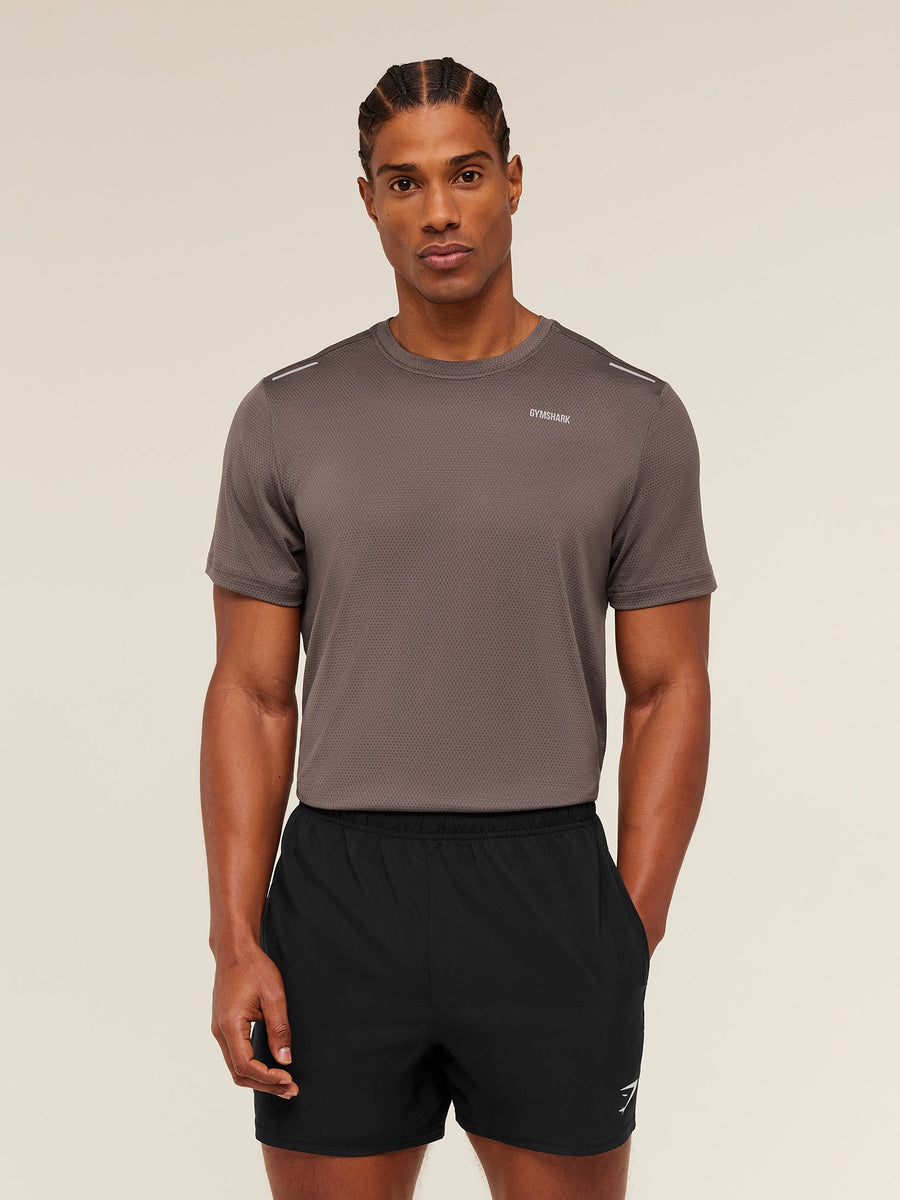 Gymshark Built For More T-Shirt — Cool Brown — 1