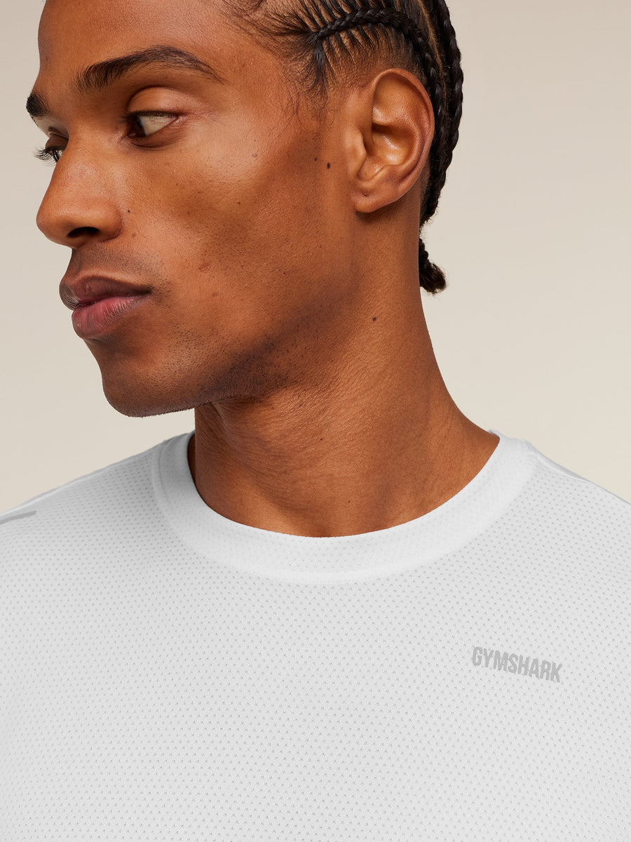 Gymshark Built For More T-Shirt — GS White — 6