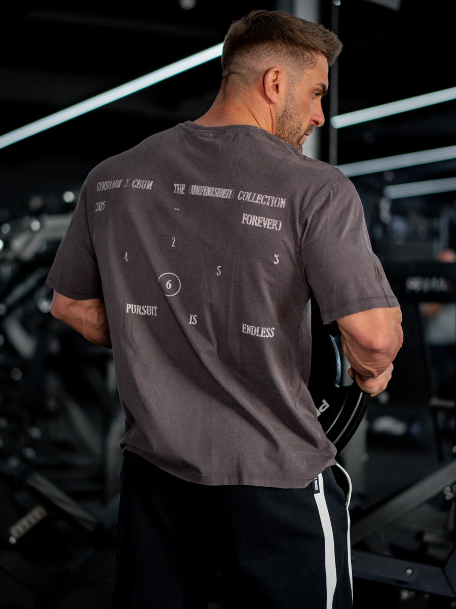 Gymshark x CBUM T-Shirt — Greyed Purple — 7