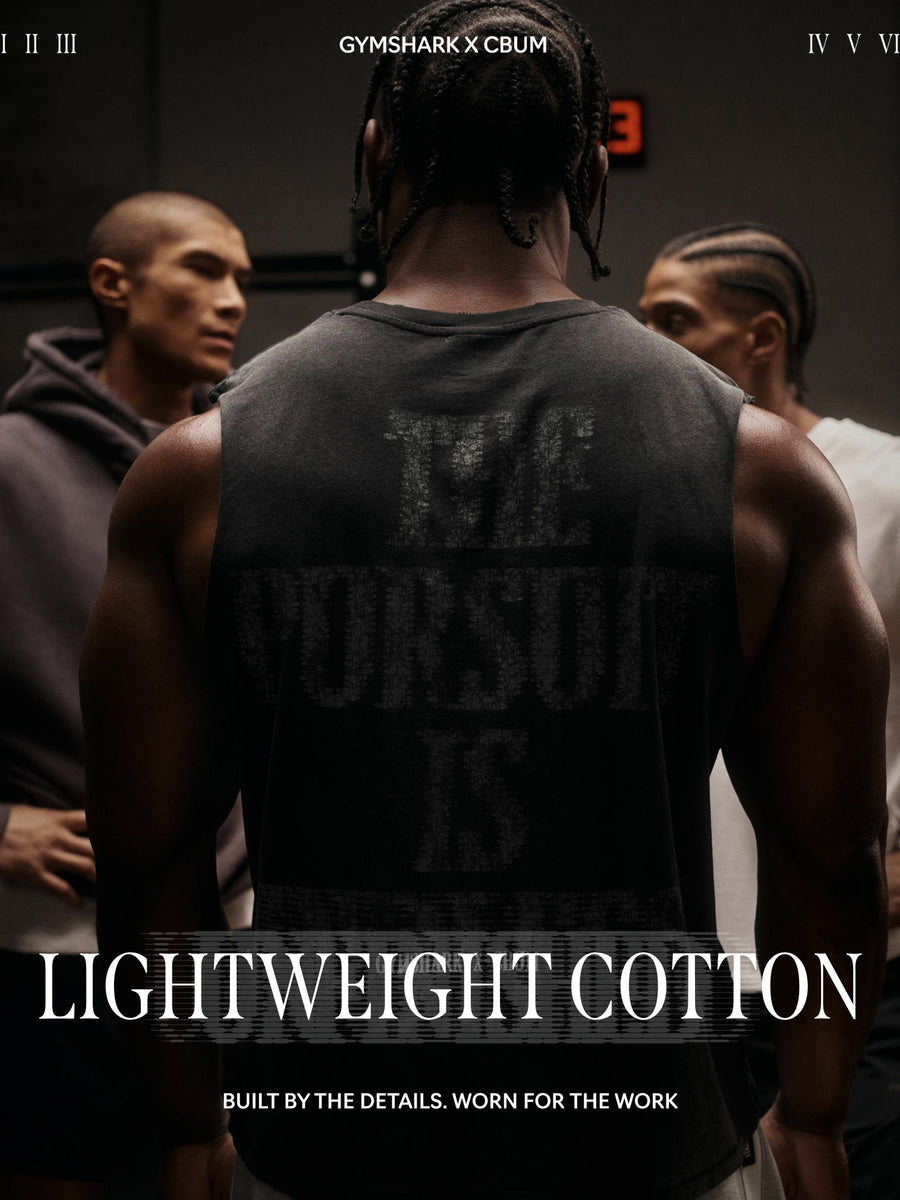 Gymshark x CBUM Washed Sleeveless T-Shirt — Black — 2