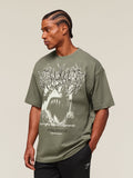 Gymshark Carlos x Rest Day Essential T-Shirt — Base Green — 3