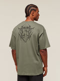 Gymshark Carlos x Rest Day Essential T-Shirt — Base Green — 2