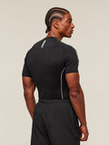Gymshark Clean Contour Seamless T-Shirt — Black/White — 2