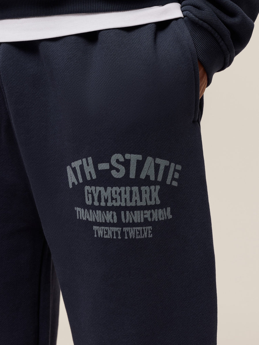 Gymshark Collegiate Joggers — Heavy Blue — 4