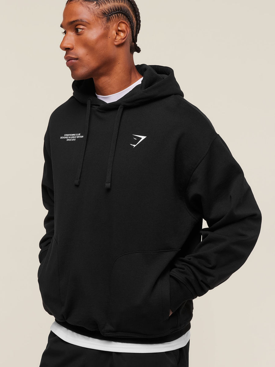 Gymshark Conditioning Club Hoodie — Black — 2
