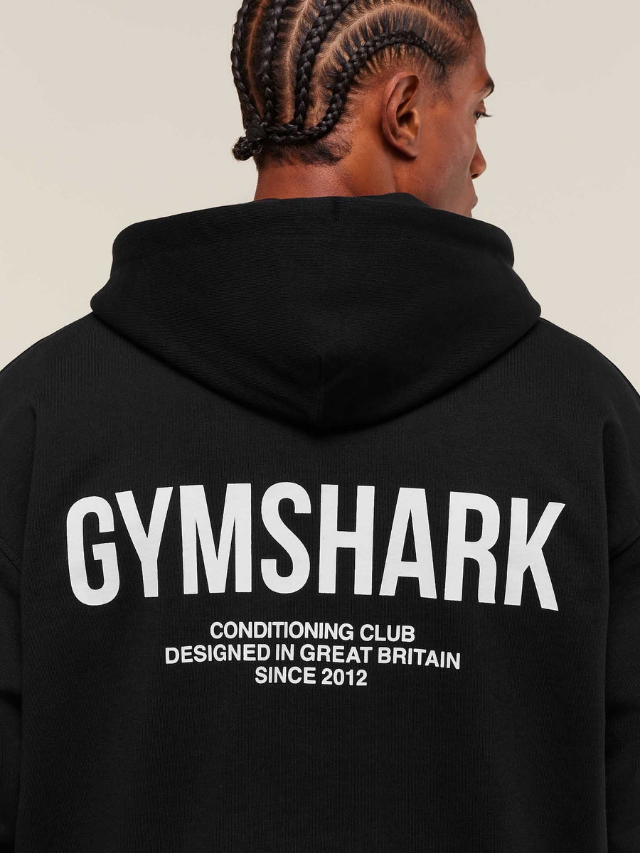 Gymshark Conditioning Club Hoodie — Black — 7